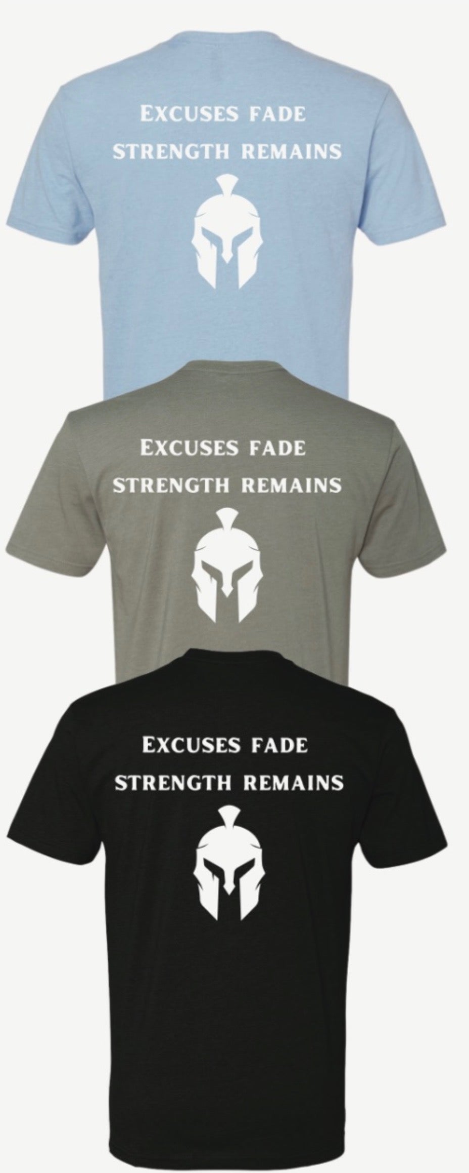 Gains Haus Athletic Apparel Men's Excuses Fade Tee