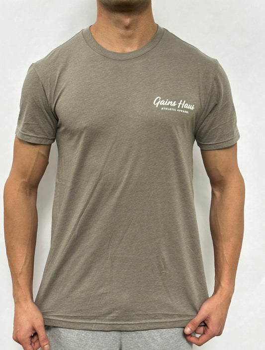 Gains Haus Athletic Apparel Men's Excuses Fade Tee