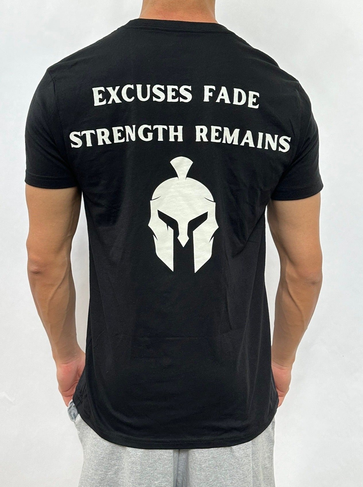 Gains Haus Athletic Apparel Men's Excuses Fade Tee