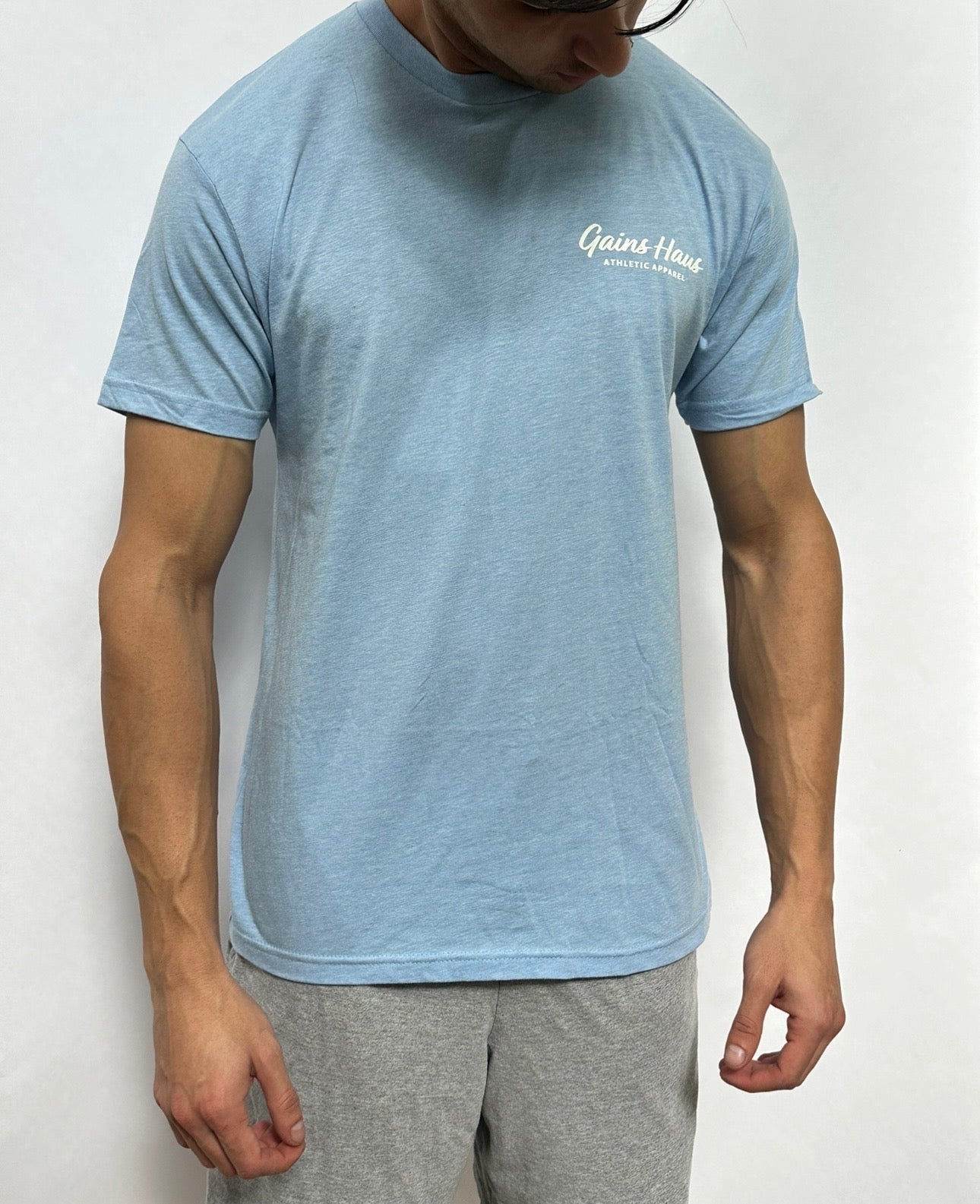 Gains Haus Athletic Apparel Men's Excuses Fade Tee