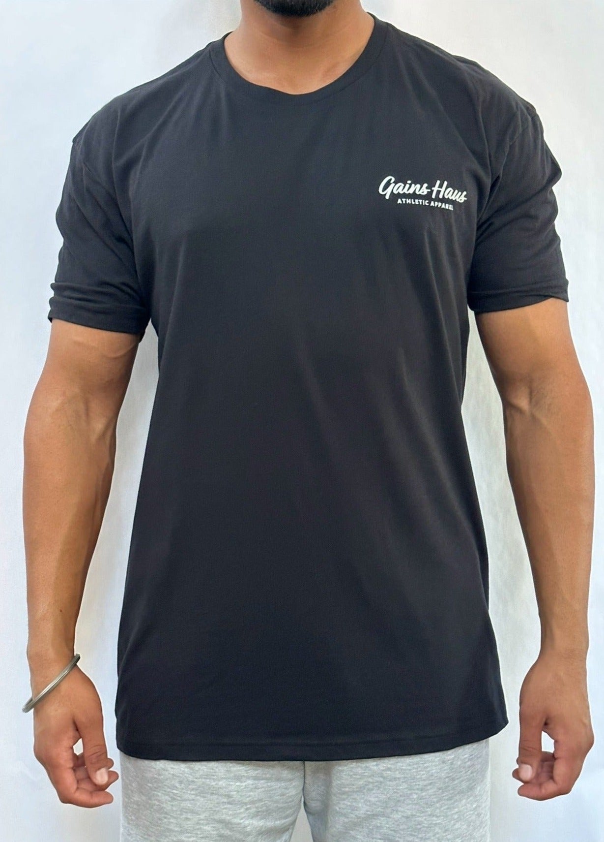 Gains Haus Athletic Apparel Men's Inspire Motivate Dominate Tee